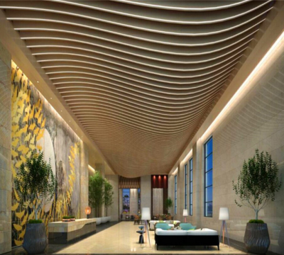 Stainless steel ceiling decoration wave pattern